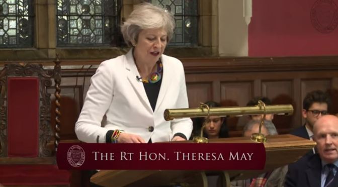 International Lectures: Former British Prime Minister Theresa May (Oxford Union Video)