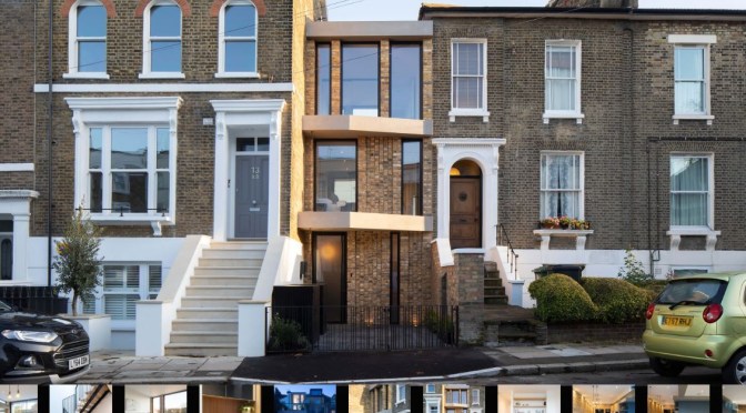 Innovative Homes: “The Coach House” In London Filled An 11-Foot Gap With An Open Light Infill House