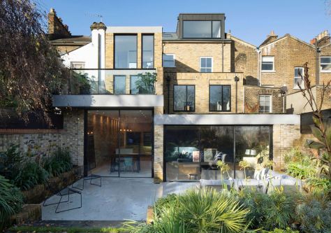 The Coach House by Selencky Parsons architects London Infill house back yard