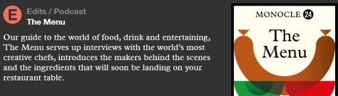 The Menu Monocle 24 logo