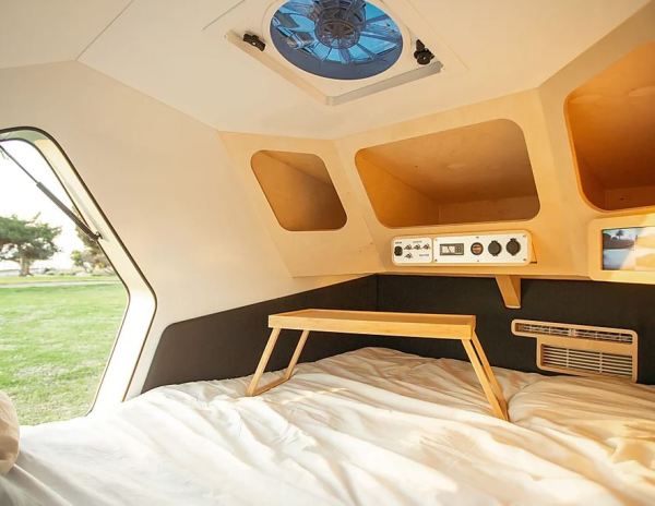 2020 POLYDROP KJ-20 Fully Loaded Camper Trailer interior bed