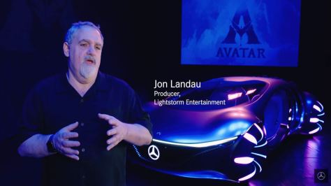 Jon Landau Producer Lightstorm Entertainment Making Of Mercedes-Benz Vision AVTR concept Car February 10 2020 video