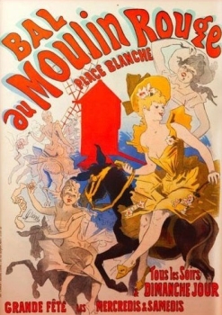 Moulin Rouge Poster from 1889