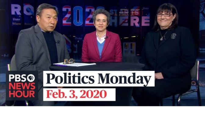 PBS Politics Monday: Amy Walter, O. Kay Henderson & John Yang – Iowa Caucus