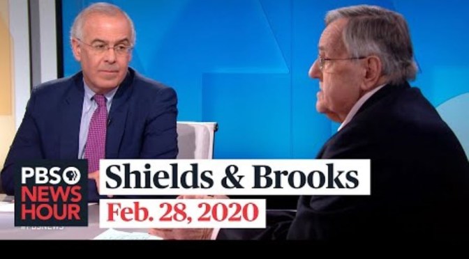 Politics: Mark Shields And David Brooks On South Carolina, Coronavirus