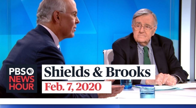 Politics: Mark Shields & David Brooks On The Week In Washington (PBS Video)