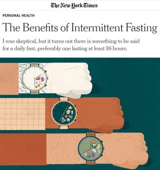 The Benefits of Intermittent Fasting Jane E Brody New York Times February 17 2020