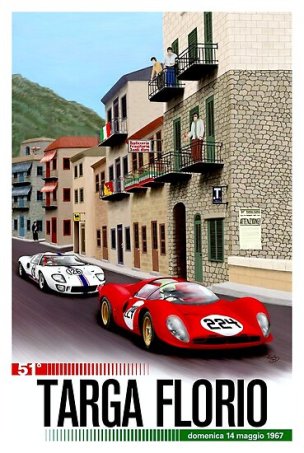 1967 Targa Florio Poster