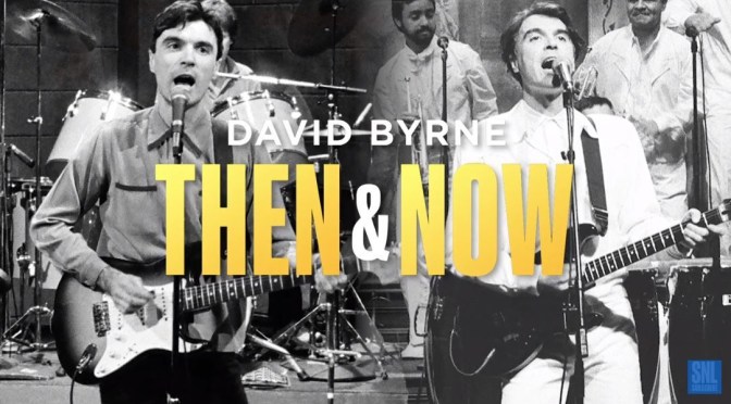 Music Nostalgia: Singer David Byrne – 40 Years After First “Saturday Night Live” In 1980 (Video)