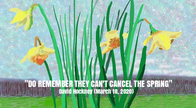 “Do Remember They Can’t Cancel The Spring” – A Message From 82-Year Old Painter David Hockney