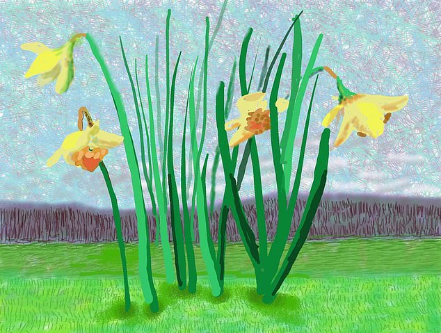 Do remember they can't cancel the spring David Hockney Daffodils March 18 2020