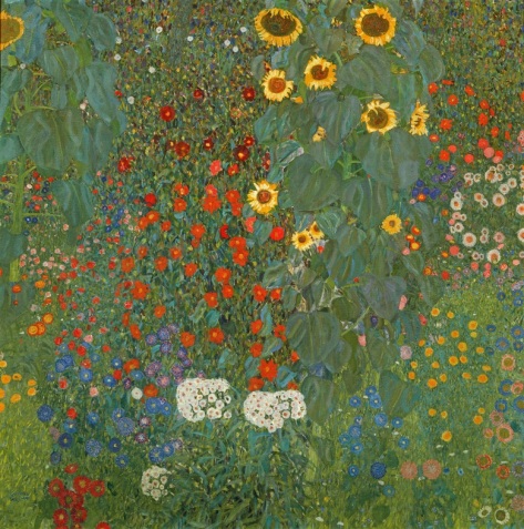 Gustav Klimt Farm Garden with Sunflowers 1905-06 Christie's Online Magazine