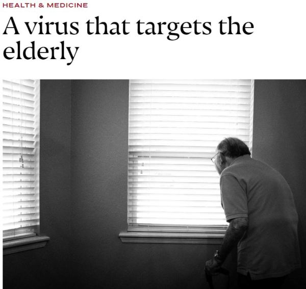 Harvard Gazette Elderly Coronavirus Risk Article March 10 2020