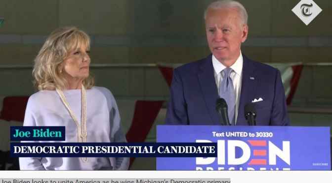 Political News: Joe Biden Wins Michigan Primary On March 10 (The Telegraph)
