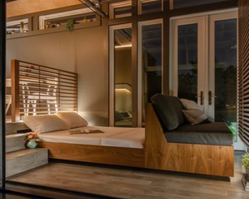 New Frontiers Tiny Homes - The Orchid Ground Floor Bed