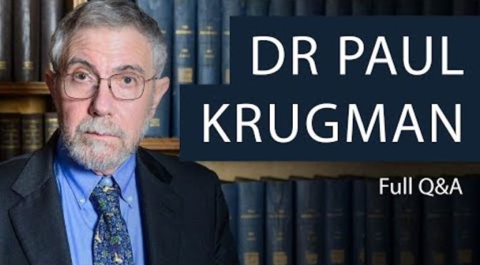 Video Interviews: Nobel Prize Economist Paul Krugman  (Oxford Union)