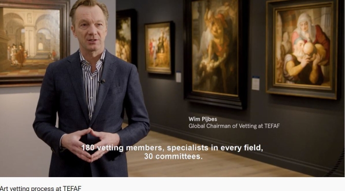 Art Insider: “The European Fine Art Fair” (TEFAF) – “Vetting Process” (Video)