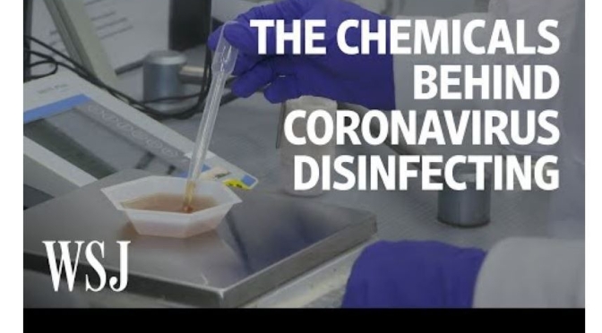 Health: Disinfectants Fighting Coronavirus – “From Clinical Space To The Mainstream” (WSJ)
