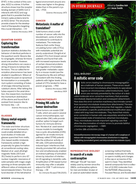 Science Magazine Research highlights March 27 2020 page 2