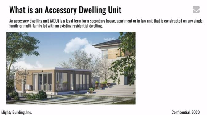 Future Of Housing: “What Is An ADU – Accessory Dwelling Unit?” (Video)