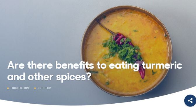 Diet & Nutrition Health: Benefits Of “Turmeric And Chili Pepper” Spices (BBC)