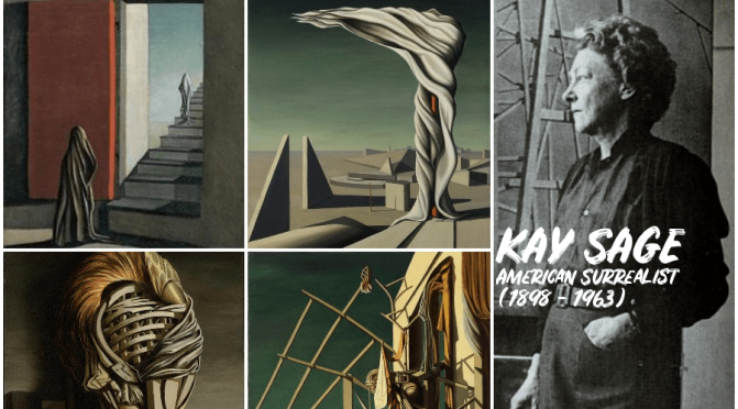 Art: American Surrealist Painter Kay Sage – “Eerily Lit Landscapes” (1898-1963)