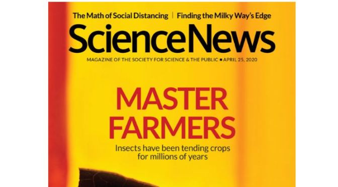 New Science Magazines: Master Farmers, Math Of Social Distancing & The Milky Way (April 25, 2020)