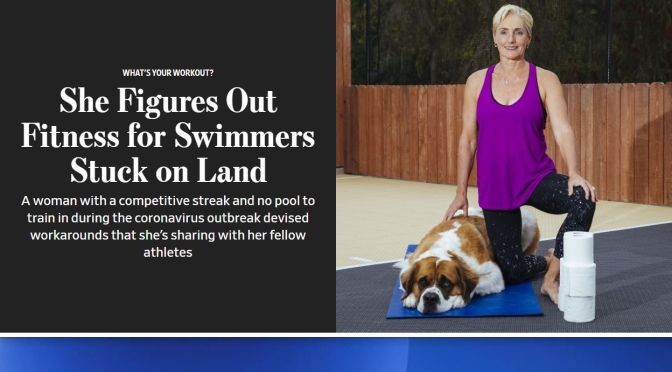 Fitness: 55-Year Old Swimmer Creates New “Land-Based Exercises”