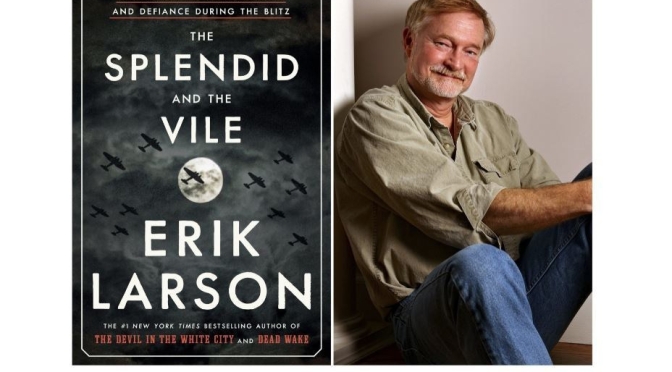 Interviews: 66-Year Old American Author Erik Larson On Writing “The Splendid And The Vile”