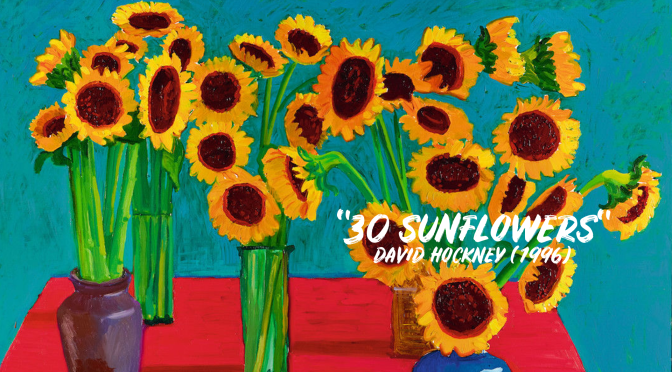 Fine Art: “30 Sunflowers” By David Hockney (1996)