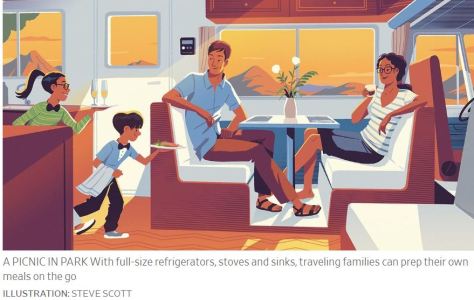 RV Vacations - Wall Street Journal - Steve Scott Illustration - May 16 2020
