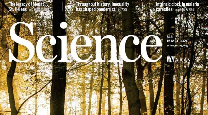 TOP JOURNALS: RESEARCH HIGHLIGHTS FROM SCIENCE MAGAZINE (MAY 15, 2020)