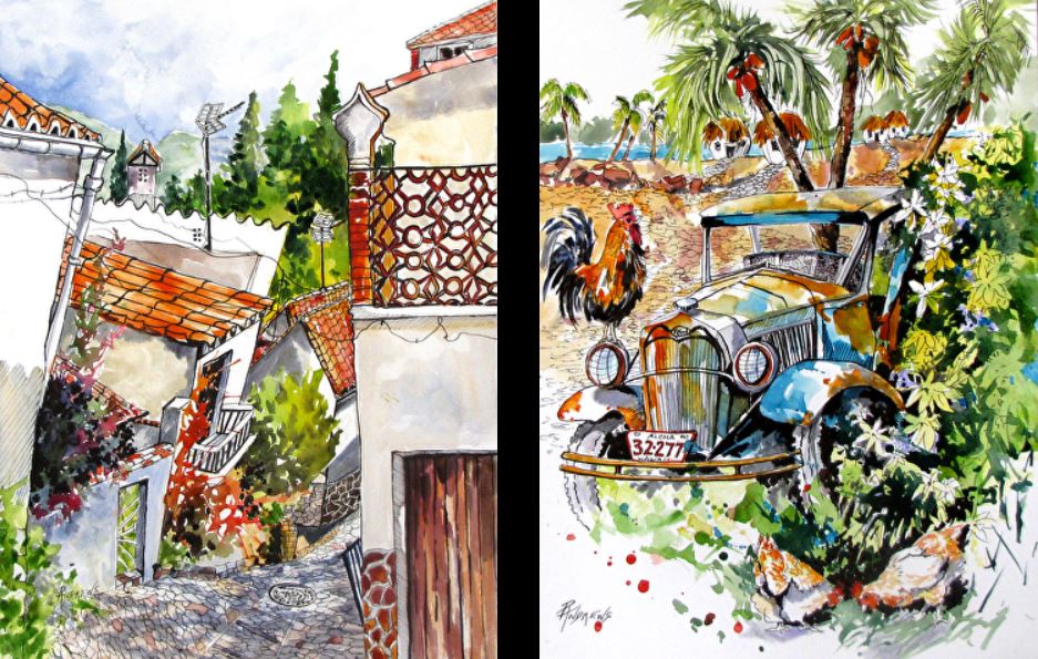 Watercolor Painter Rae Andrews - Landscapes