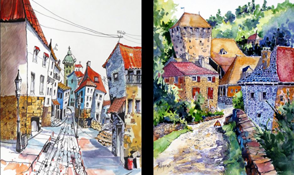 Watercolor Painter Rae Andrews - Landscapes