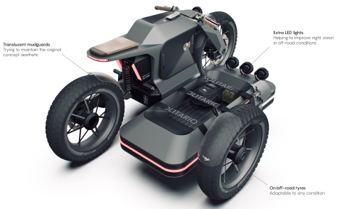 BMW Motorrad x ESMC Off-Road Adventure e-motorcycle - Iago Valiño Designs