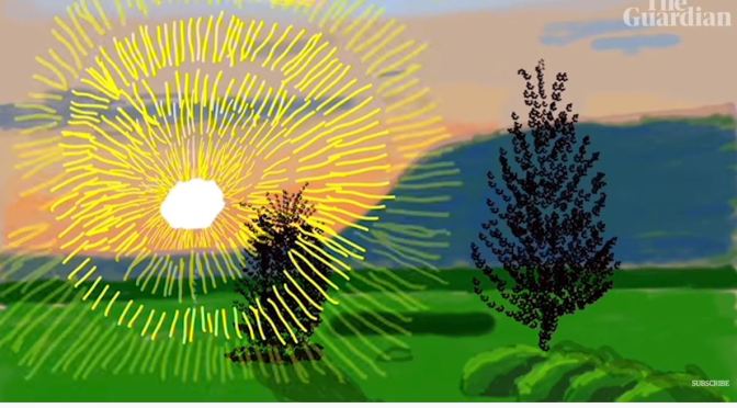 Arts & Culture: David Hockney’s “Lockdown Sunrise” And Other Masterpiece Dawns (Video)