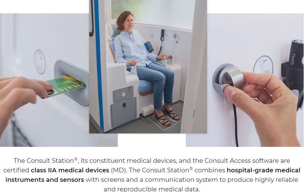 The Consult Station - First Connected Local Telemedicine Booth - H4D