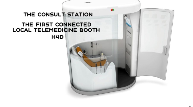 New Healthcare Tech: “Consult Station” By H4D – First Telemedicine Booth
