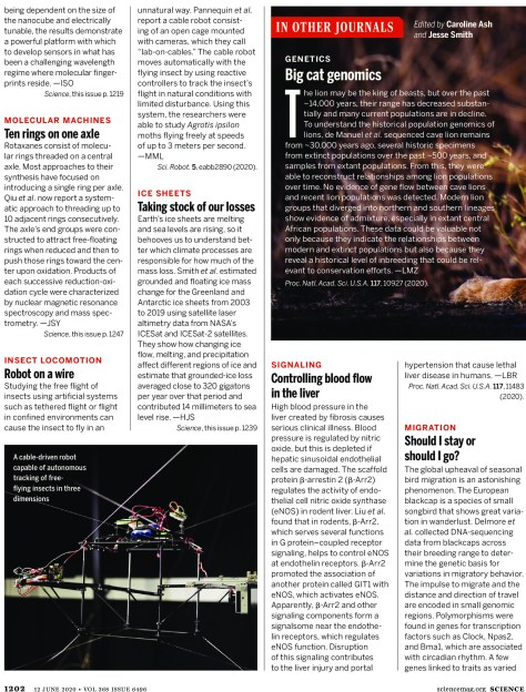 Science Magazine Research Highlights - June 12 2020
