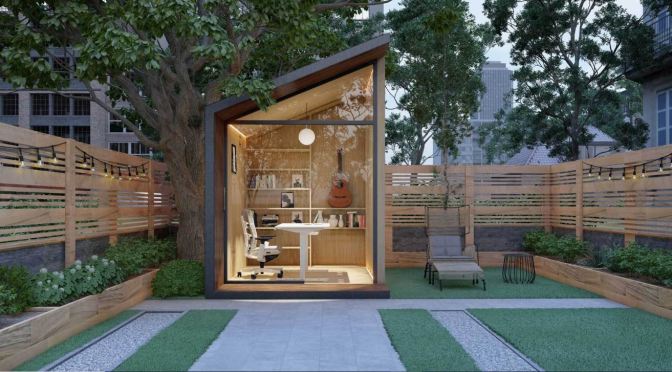 Future Of Home Offices: “Zen Work Pod” – “Simple, Monastically-Inspired Design” By Autonomous