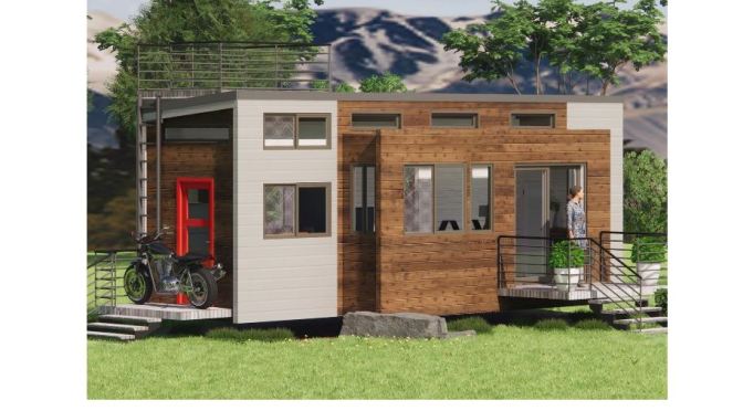 Future Of Mobile Living: Amazing “Expanding” Tiny House (Zero Squared)