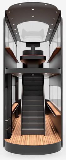 Andrea Ponti Driverless Tram interior