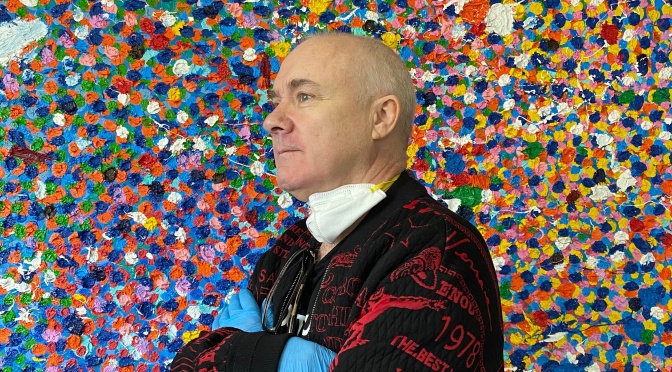 Art Profile: 55-Year Old British Painter Damien Hirst – “Veil Paintings”