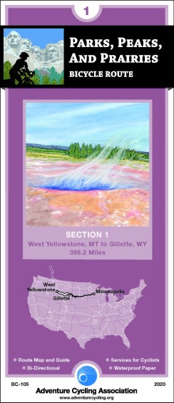 Parks Peaks &amp; Prairies Bicyle Route 1