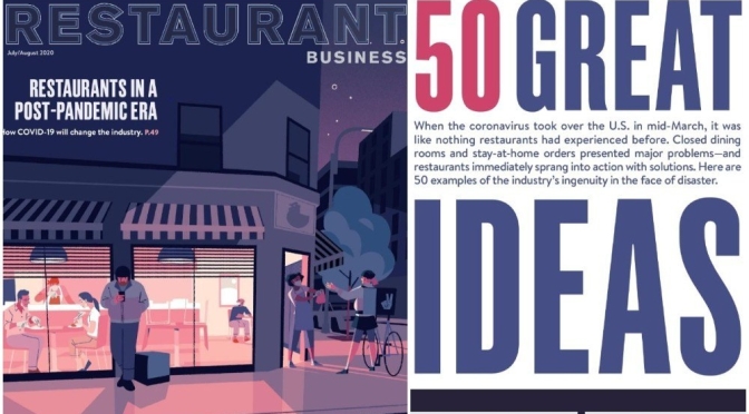 Food & Dining: “50 Great Ideas” For Restaurants In A Post-Covid World