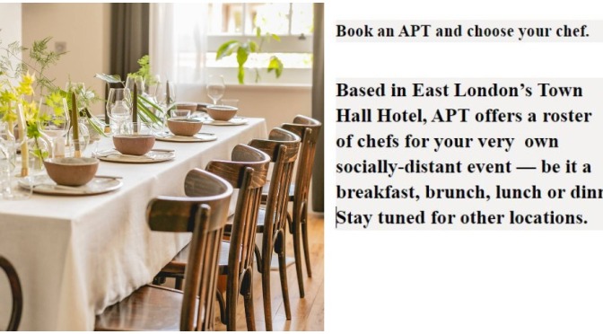 Dining: Interview With Private Chef Platform “APT” – Richard Lee Massey