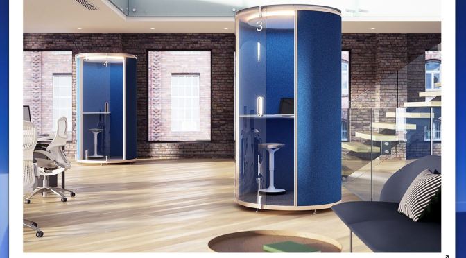 Innovations: Spinneybeck “Silent-Silo” –  Stand Alone Private “Office Booth”