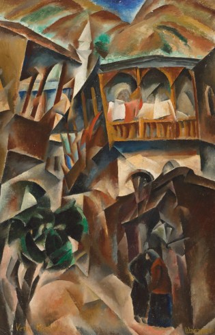 Vera Rockline (1896-1934), Vue de Tiflis, 1919.