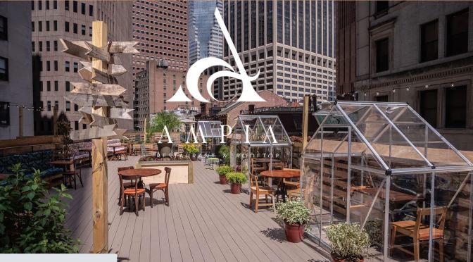 New Restaurants: “Ampia Rooftop NYC” – “Sanitary, Social Distance Dining”
