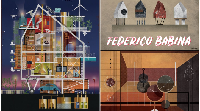 Profiles: Italian Architect & Illustrator Federico Babina – “Abstract Stories”